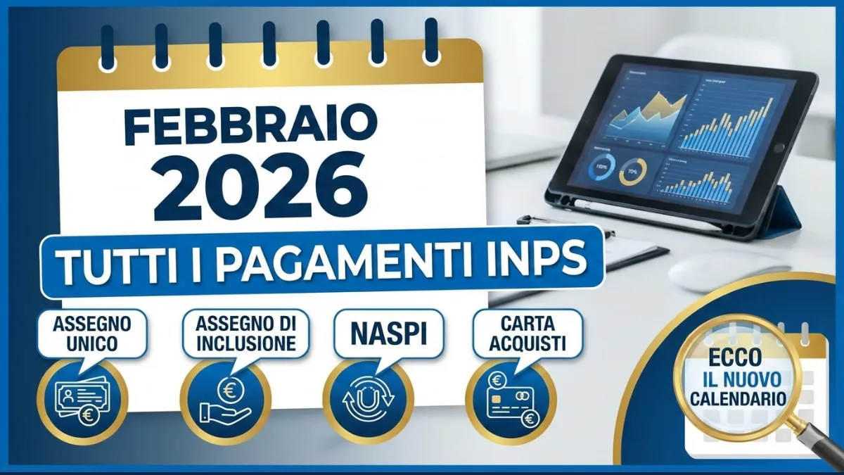 Tutti i Pagamenti INPS di Febbraio 2026